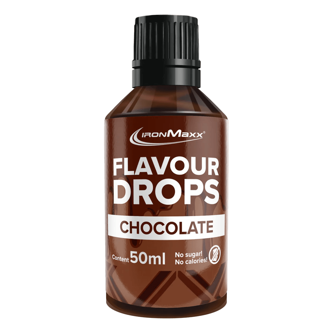 IRONMAXX Flavor Drops | 50ml Bottle | Multiple Flavors, Zero Calorie, Sugar-Free Enhancer - QIMIA NUTRITION