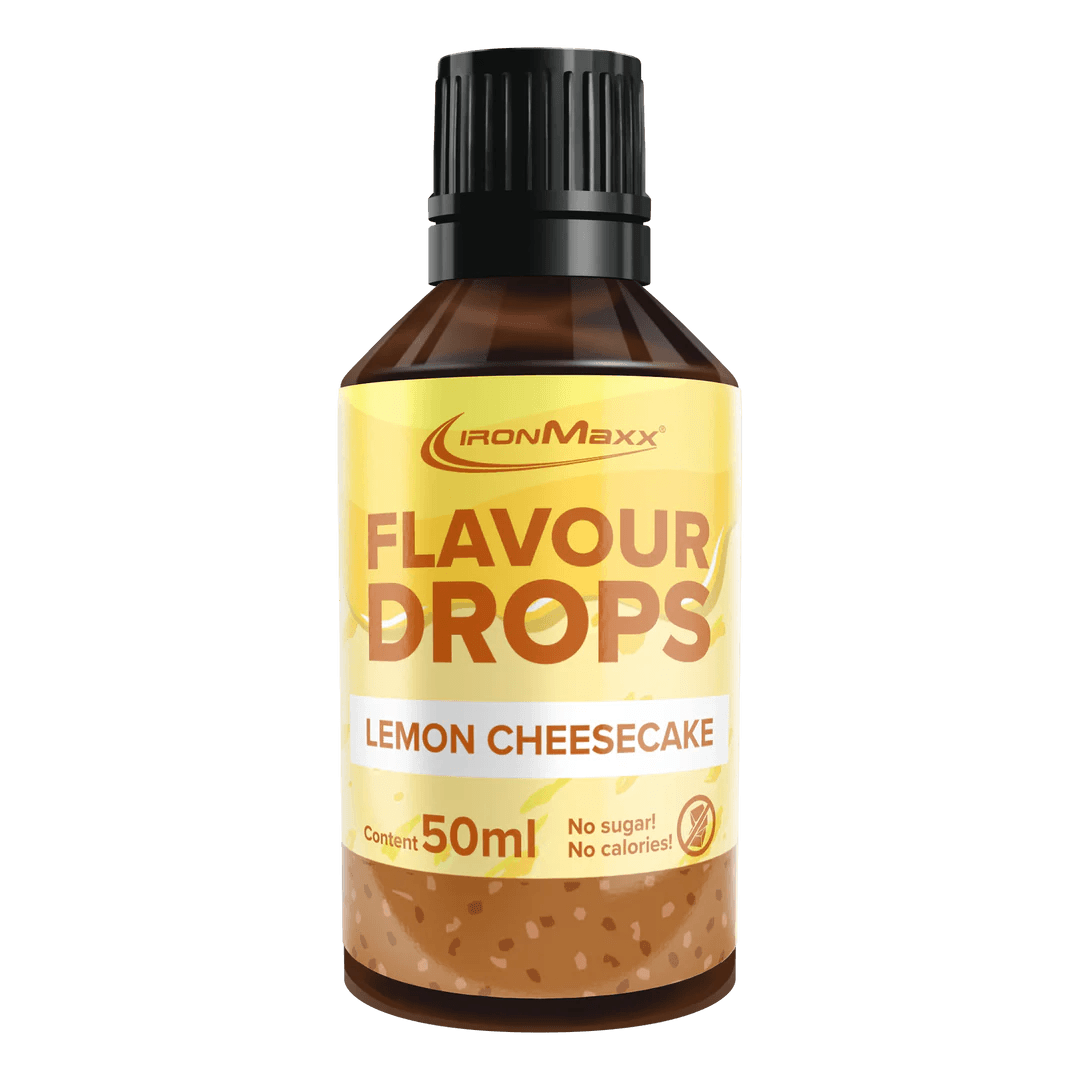 IRONMAXX Flavor Drops | 50ml Bottle | Multiple Flavors, Zero Calorie, Sugar-Free Enhancer - QIMIA NUTRITION