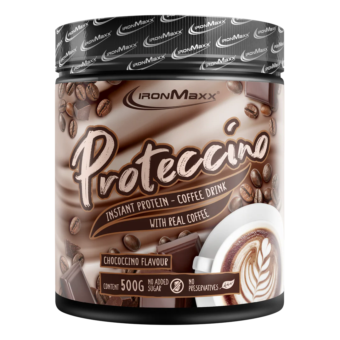 IRONMAXX Proteccino | Protein Coffee with Whey Protein & Real Coffee Extract | 500g | Multiple Flavors Available