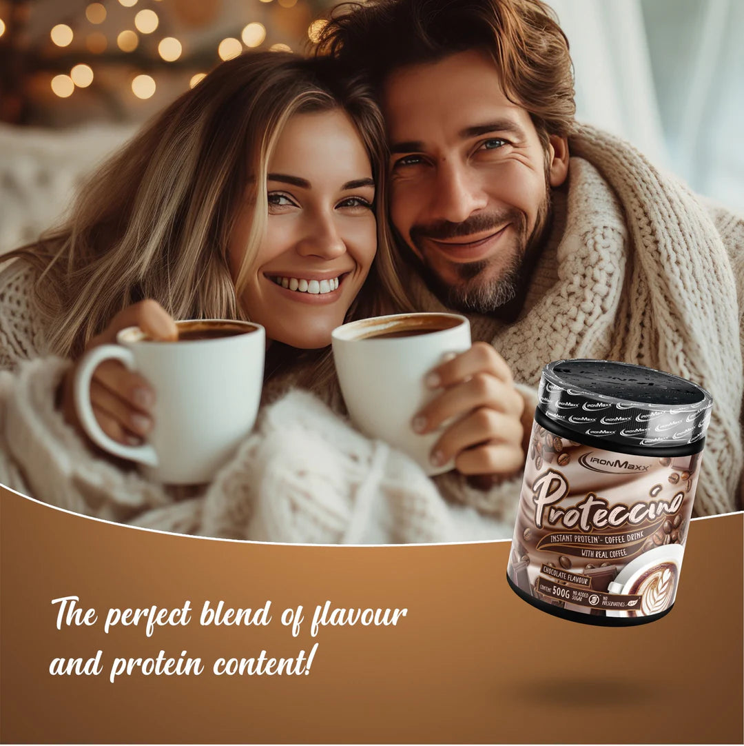 IRONMAXX Proteccino | Protein Coffee with Whey Protein & Real Coffee Extract | 500g | Multiple Flavors Available
