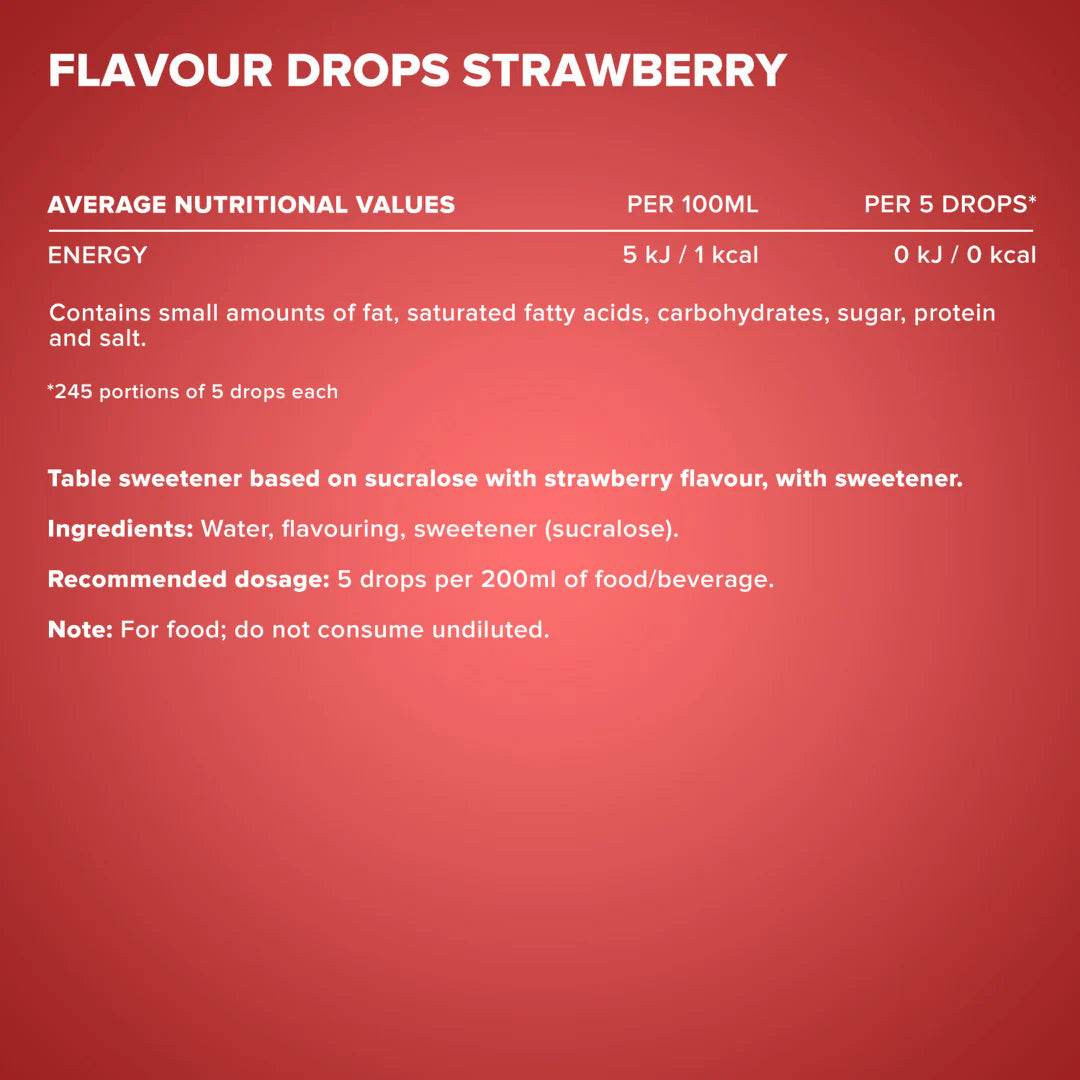 IRONMAXX Flavor Drops | 50ml Bottle | Multiple Flavors, Zero Calorie, Sugar-Free Enhancer - QIMIA NUTRITION