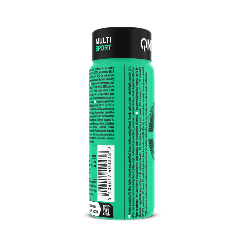 QNT MAGNESIUM SPORT | 12 x 80ml Shots | Muscle, Energy & Fatigue Reduction - QIMIA NUTRITION