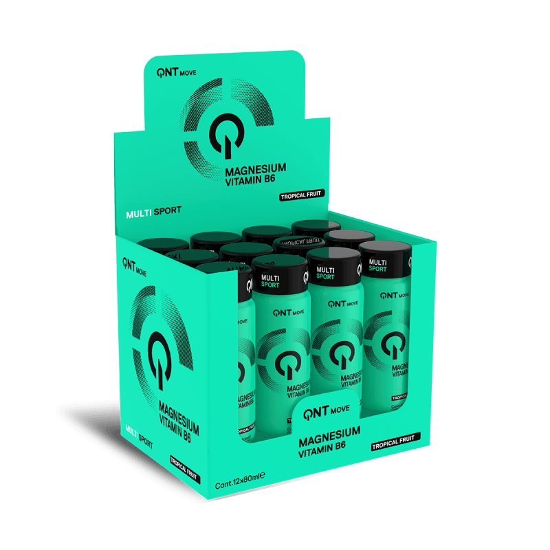 QNT MAGNESIUM SPORT | 12 x 80ml Shots | Muscle, Energy & Fatigue Reduction - QIMIA NUTRITION