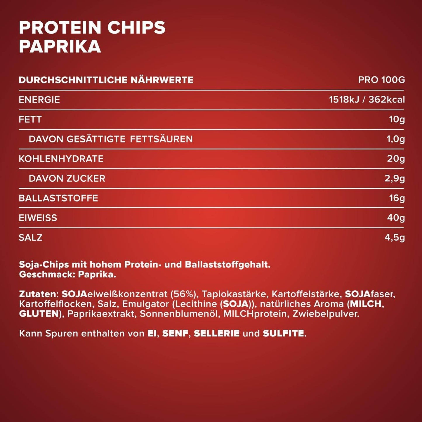 IRONMAXX PROTEIN CHIPS 40 - QIMIA NUTRITION
