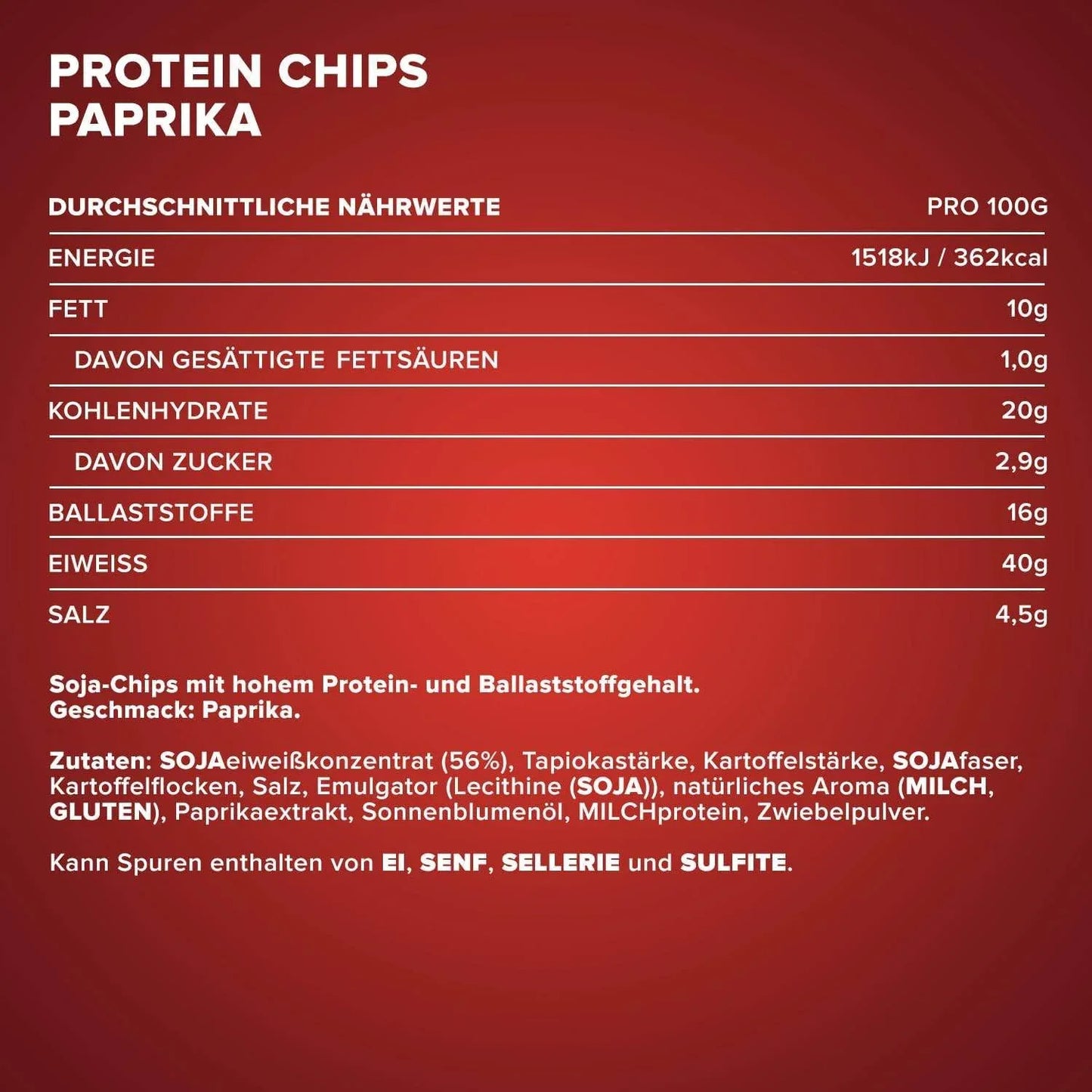 PROTEIN CHIPS 40G - Qimia Nutrition