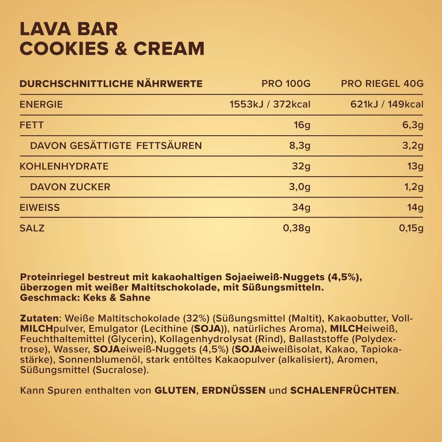 IRONMAXX Lava Protein Bar | 18 x 40g | Multiple Flavours, Creamy Core, High Protein, Low Sugar - QIMIA NUTRITION