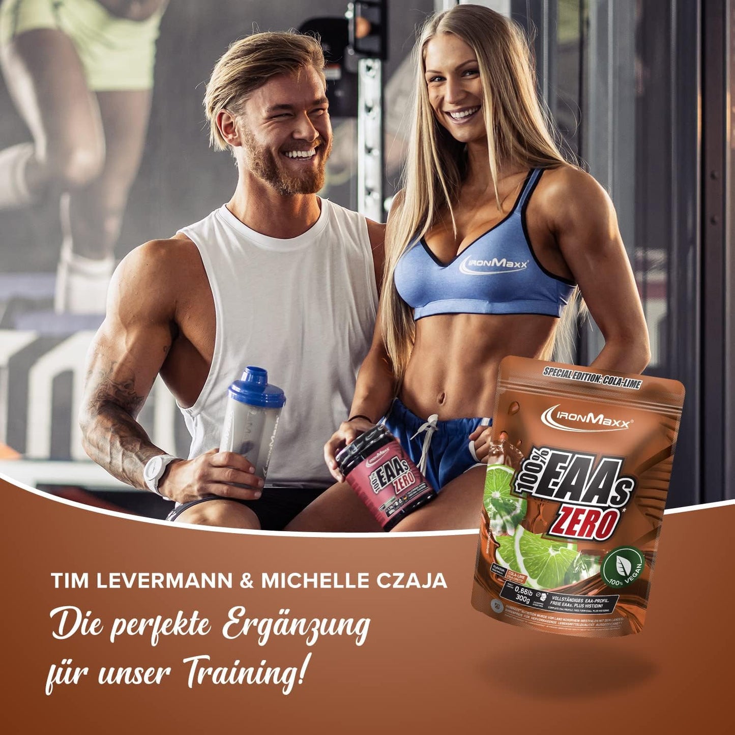 IRONMAXX 100% EAAs Zero | 300g by IRONMAXX - Premium AMINO ACIDS available at Qimia Nutrition UAE