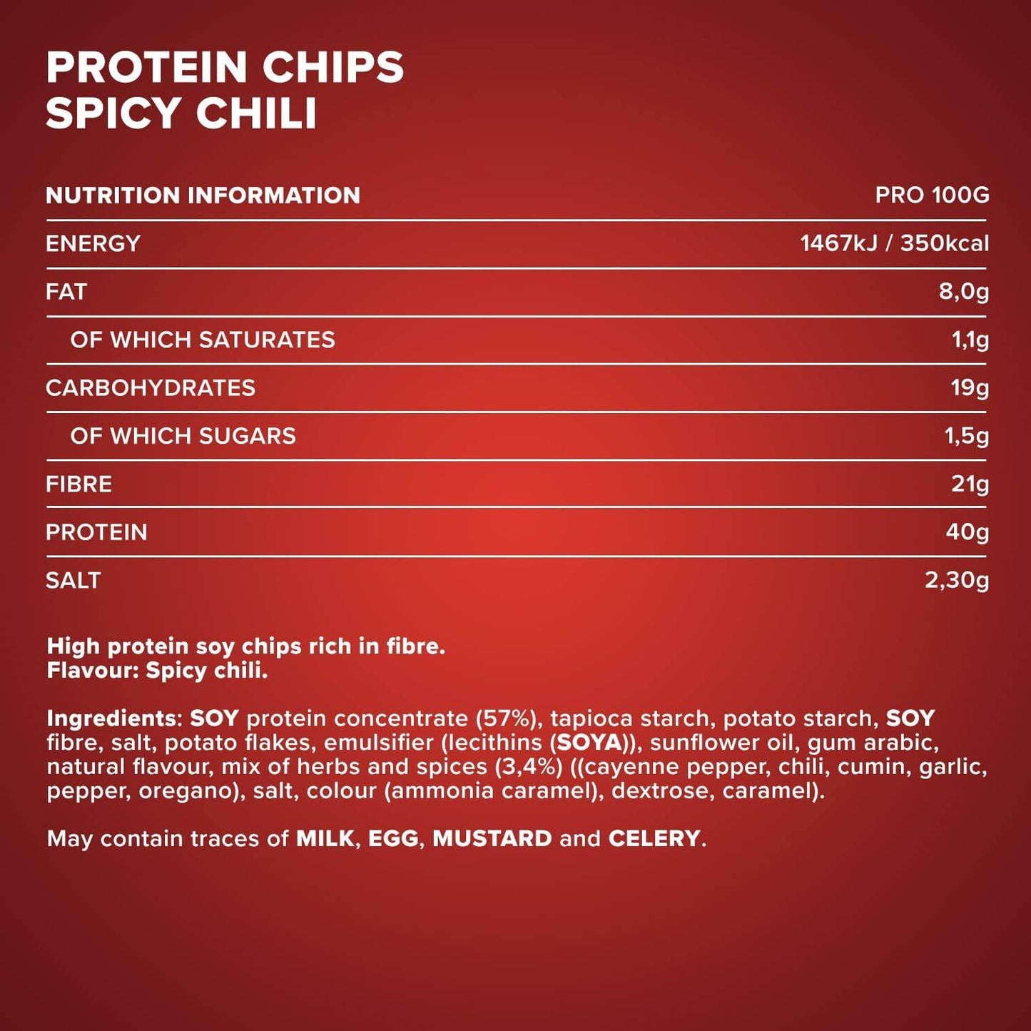 IRONMAXX PROTEIN CHIPS 40 - QIMIA NUTRITION