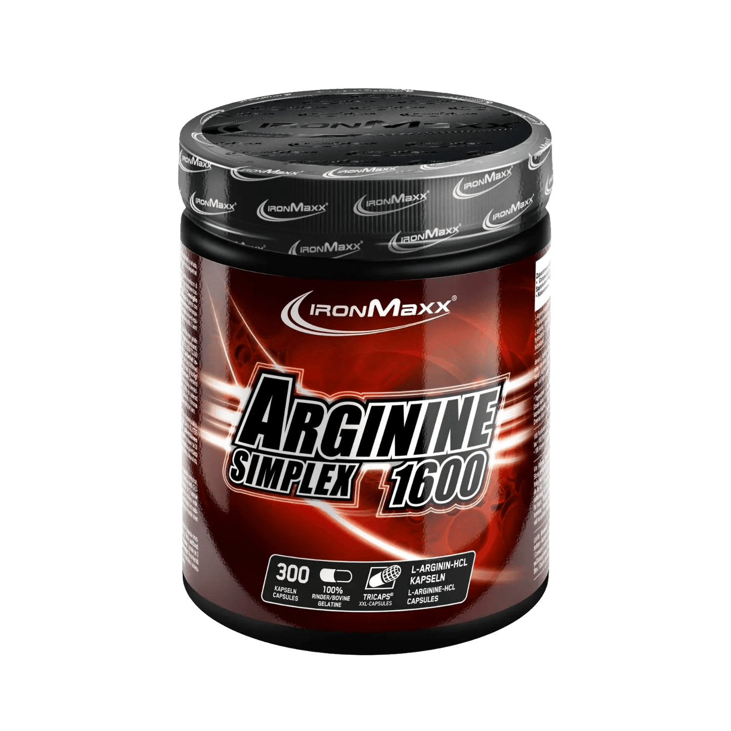 IRONMAXX Arginine Simplex 1600 | 300 TRICAPS - QIMIA NUTRITION