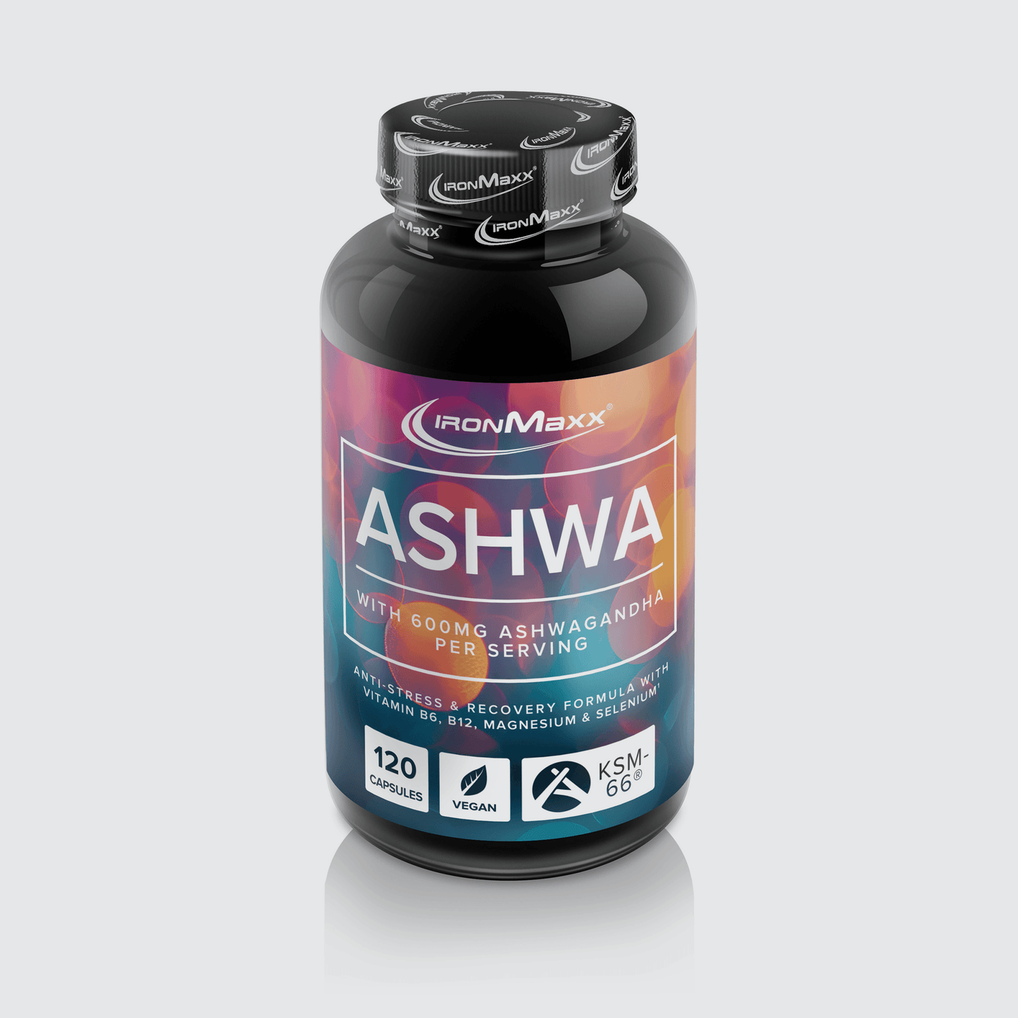 IRONMAXX Ashwagandha KSM-66 | 120 CAPS - QIMIA NUTRITION