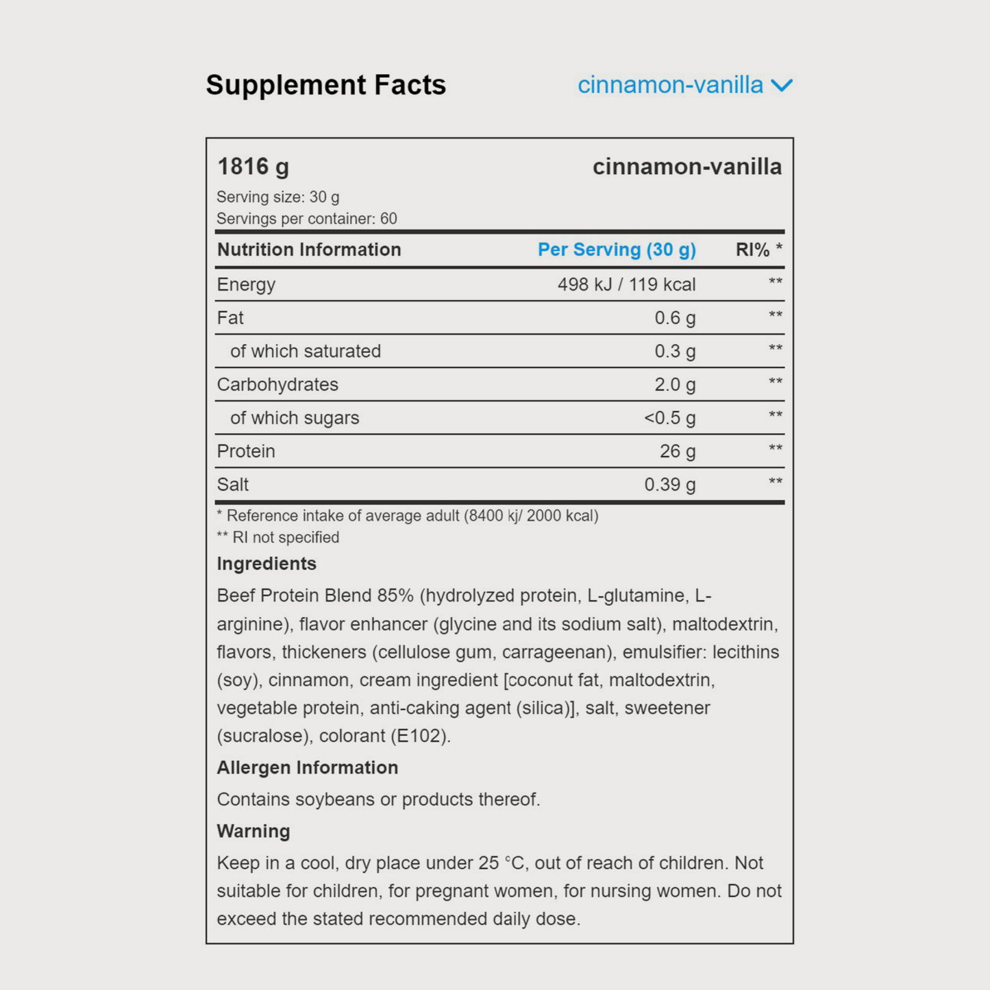 Beef Protein | POWDER