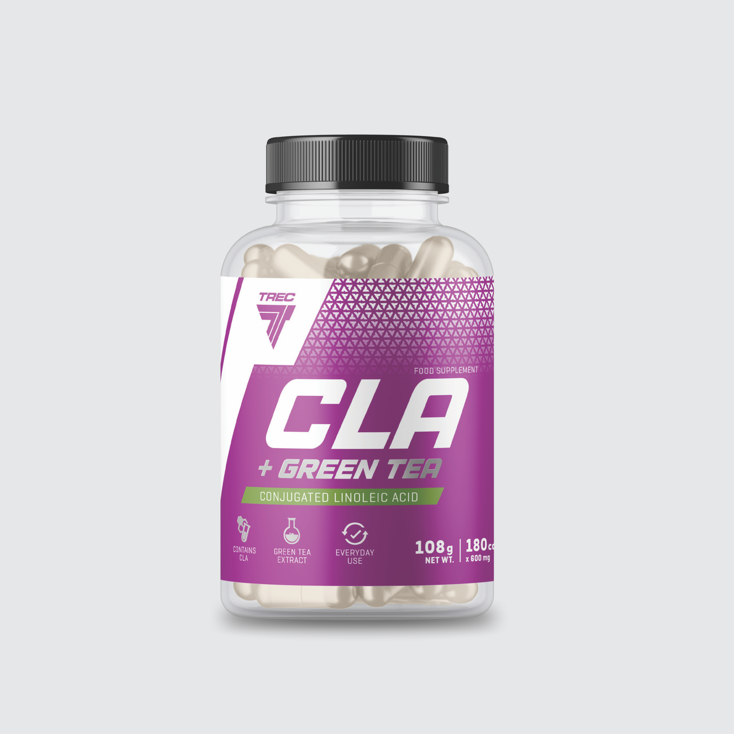 TREC NUTRITION CLA + GREEN TEA by TREC - Premium WEIGHT CONTROL available at Qimia Nutrition UAE