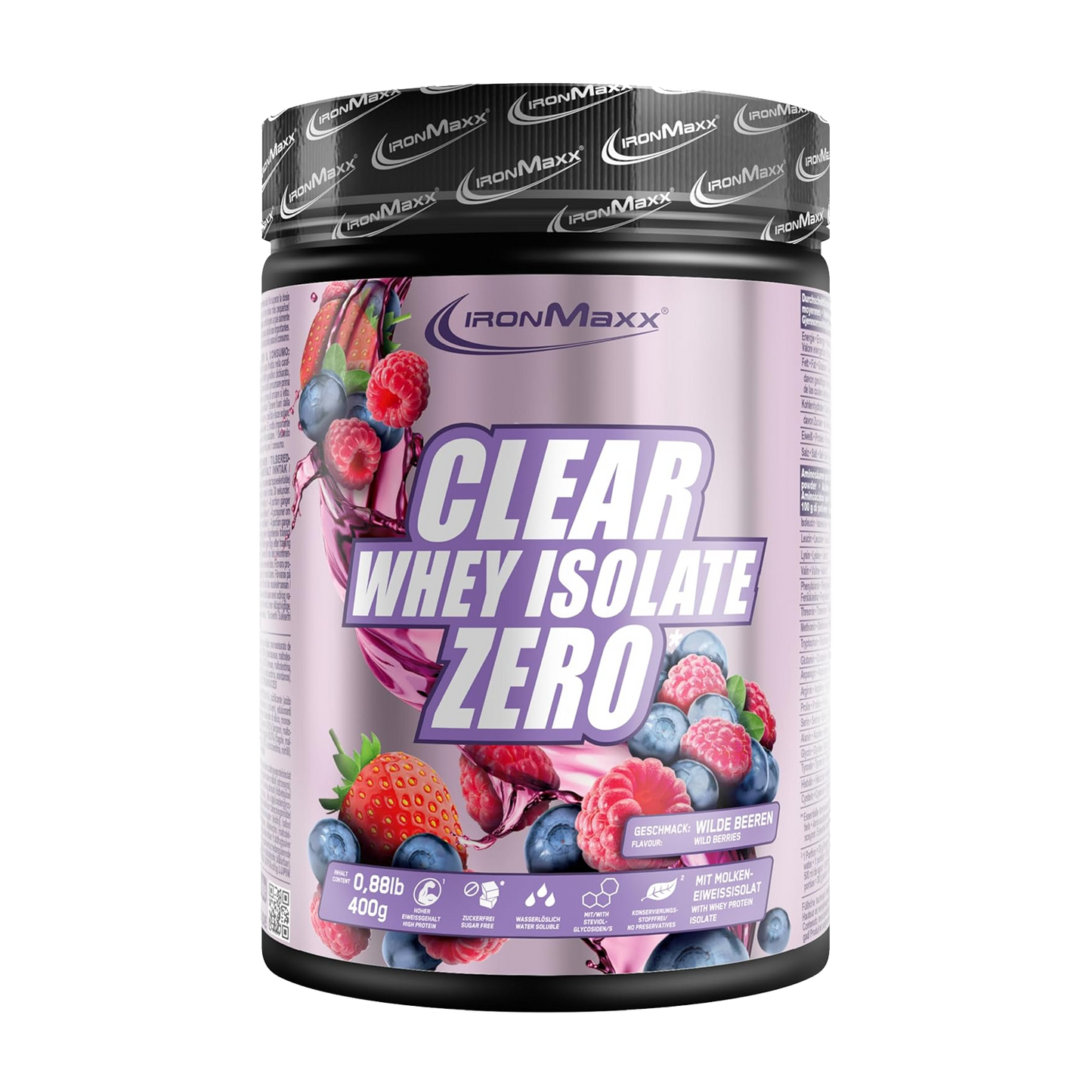 IRONMAXX CLEAR 100% WHEY ISOLATE ZERO | 400g by IRONMAXX - Premium PROTEINS available at Qimia Nutrition UAE