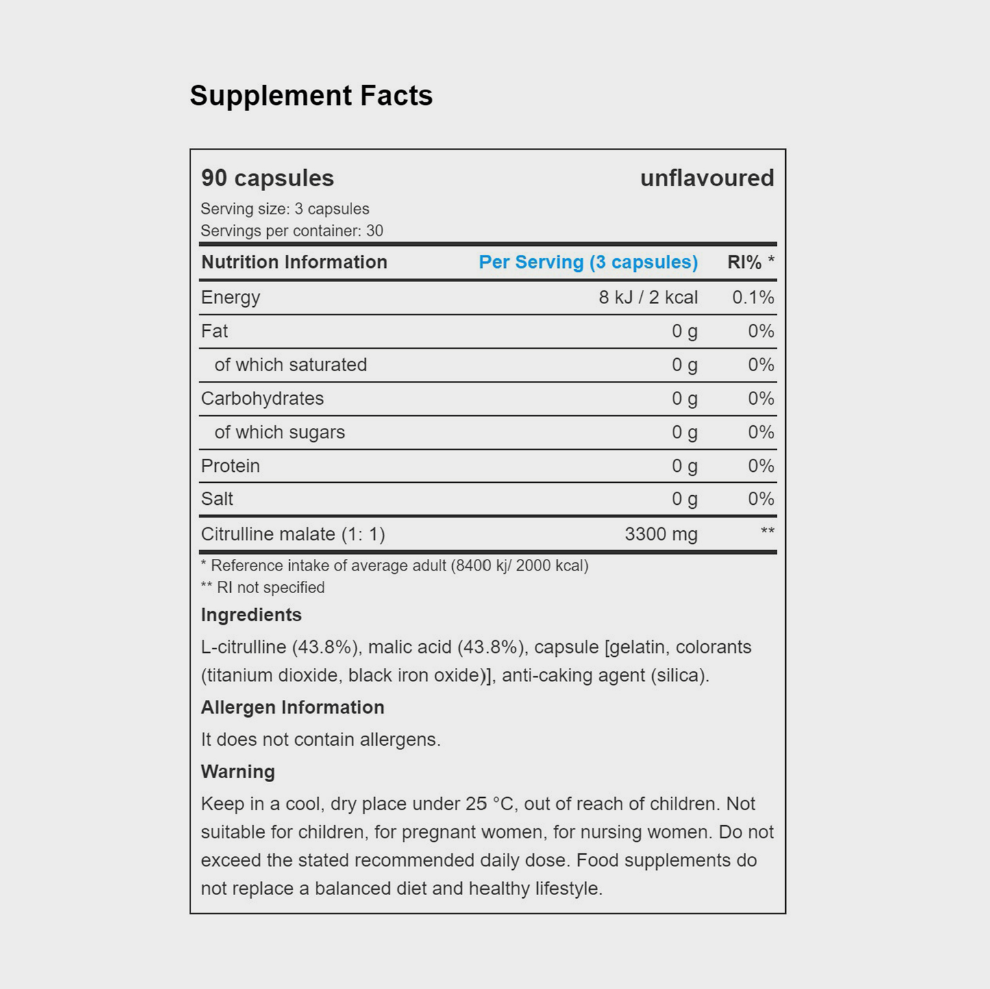 Citrulline Malate | capsules
