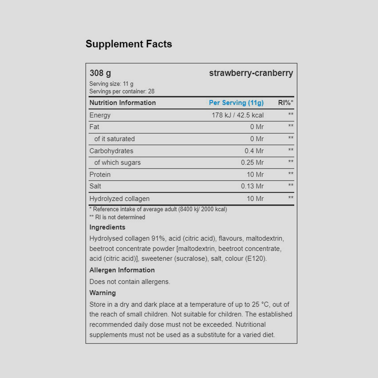 Clear Collagen drink | powder