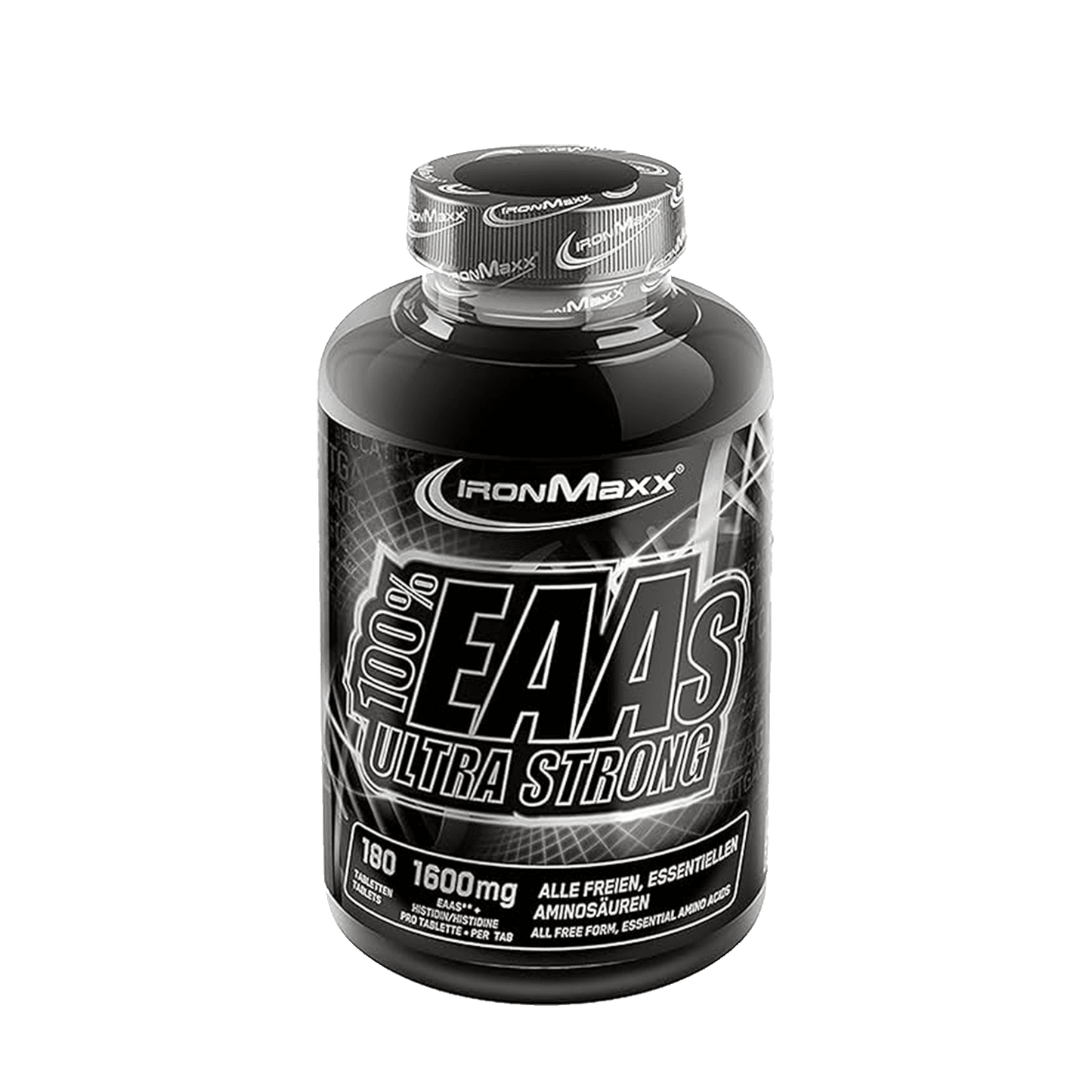 IRONMAXX 100% EAAs Ultra Strong Tablets | 180 Count | Complete Essential Amino Acid Formula with BCAAs - QIMIA NUTRITION