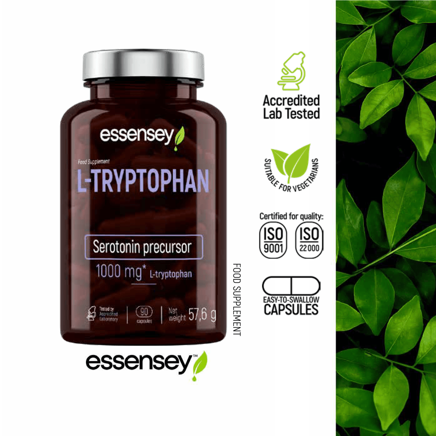 ESSENSEY L-TRYPTOPHAN | 90cap - QIMIA NUTRITION