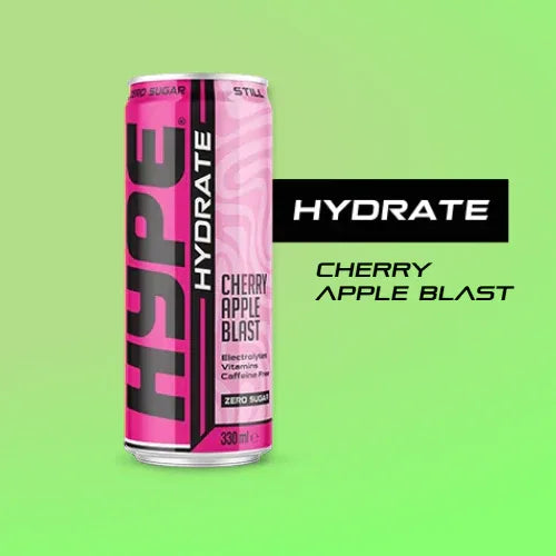 HYPE HYDRATE 330ml | Zero Sugar Electrolyte & Vitamin Drink - Qimia Nutrition