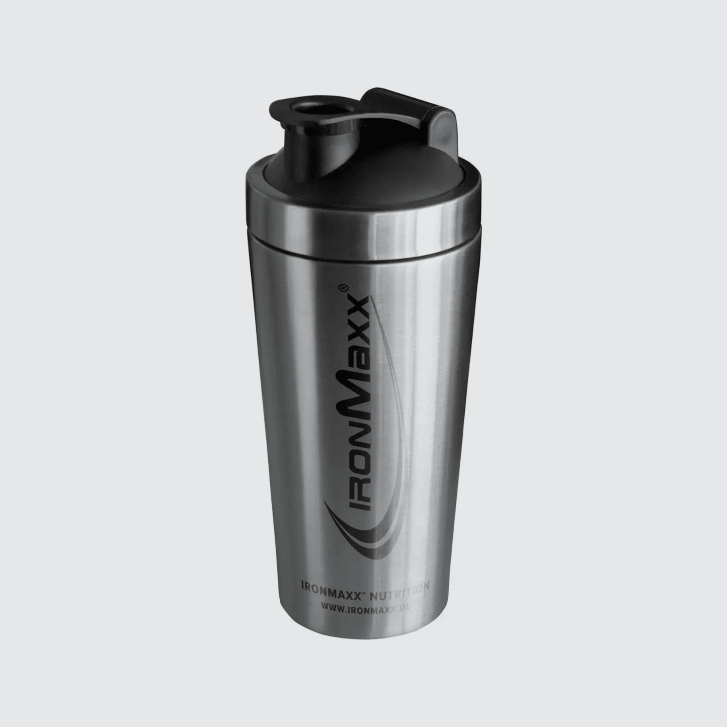 IRONMAXX SHAKER - 750ML | STEEL SILVER - QIMIA NUTRITION