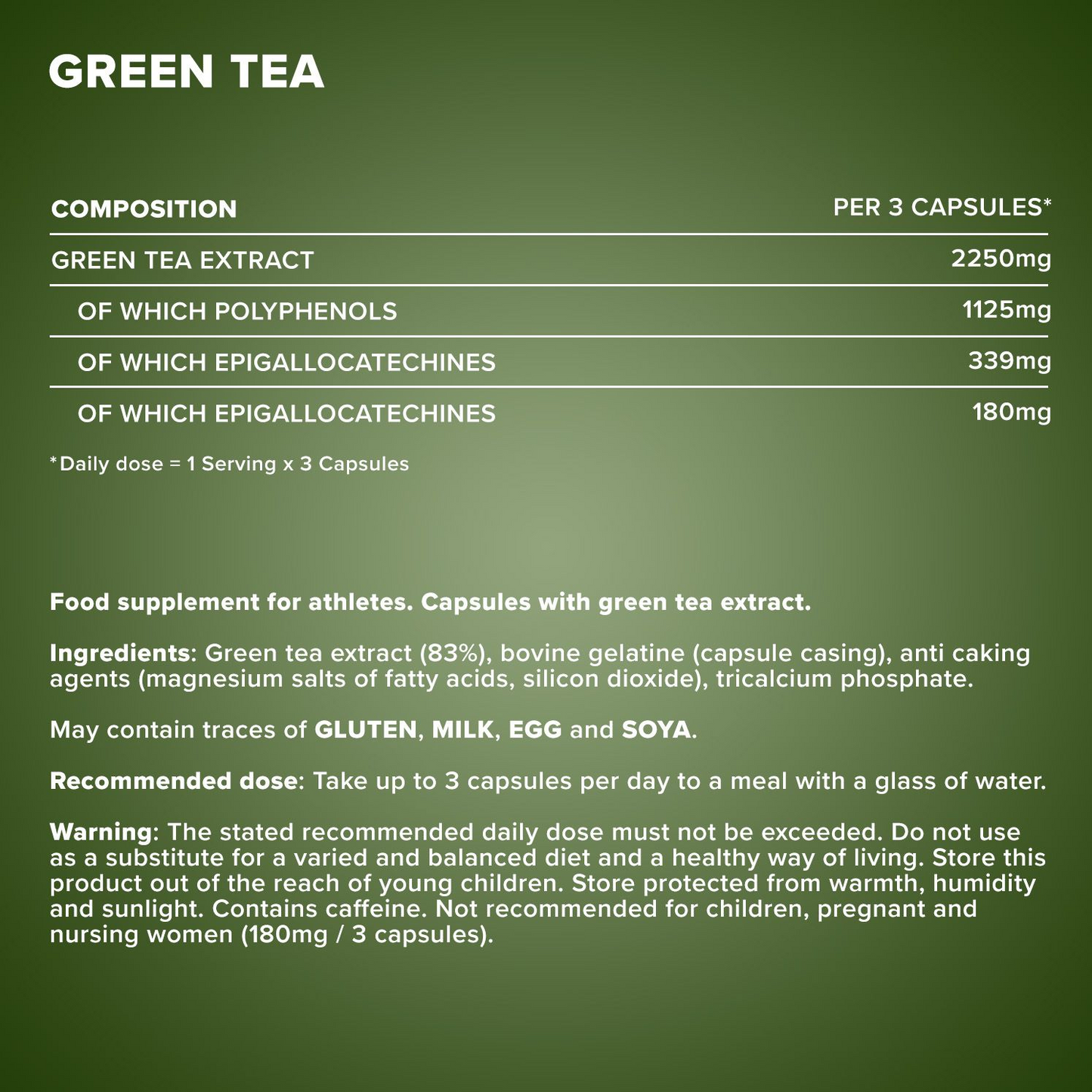 IRONMAXX Green Tea | 300 Capsules by IRONMAXX - Premium HEALTH & CARE available at Qimia Nutrition UAE