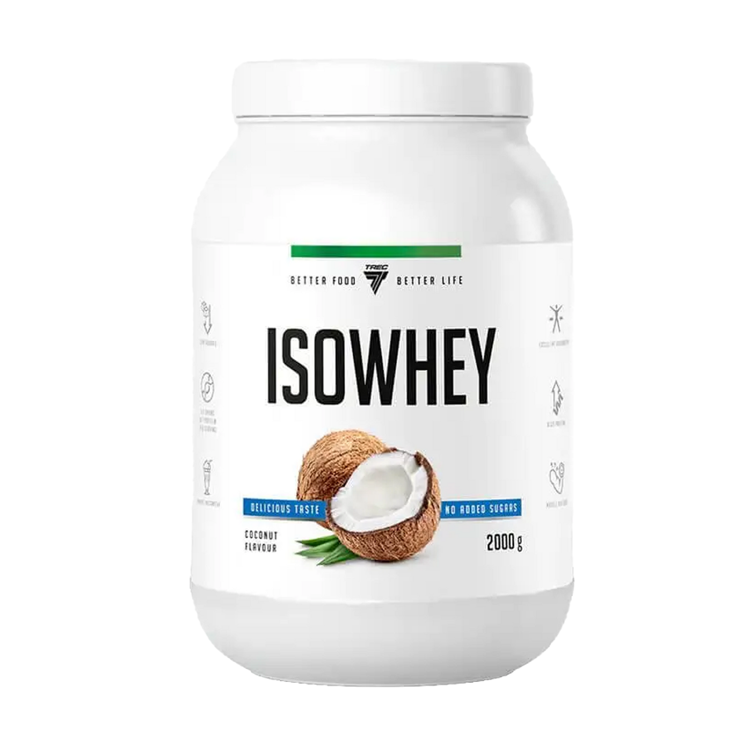 TREC NUTRITION ISOWHEY | 2000g by TREC - Premium PROTEINS available at Qimia Nutrition UAE