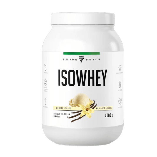 TREC NUTRITION ISOWHEY Protein Powder | 2000g | CFM Whey Isolate for Rapid Absorption - QIMIA NUTRITION