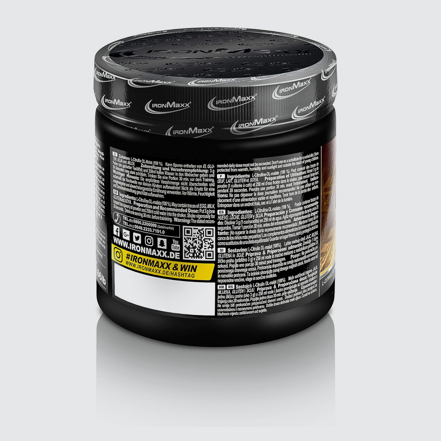 IRONMAXX Citrullin-Malat 2:1 Powder | 300 g by IRONMAXX - Premium ENERGY BOOSTERS available at Qimia Nutrition UAE