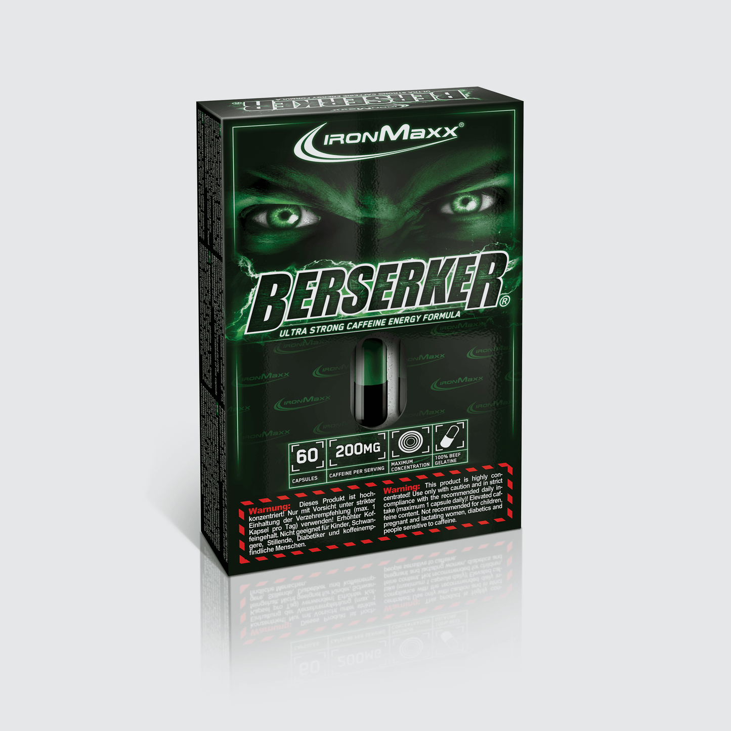 IRONMAXX Berserker | 60 CAPSULES - QIMIA NUTRITION