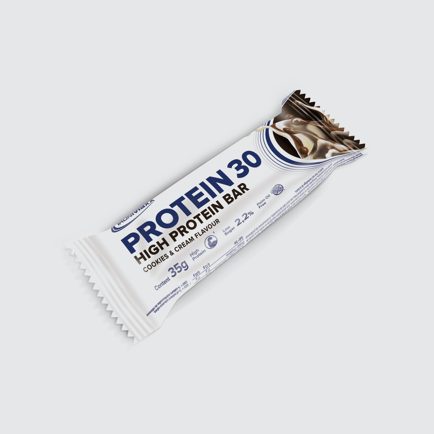 IRONMAXX PROTEIN 30 Bar | 24 x 35g | 30% Protein, Multiple Flavours, Low Sugar, Vitamin-Enriched - QIMIA NUTRITION