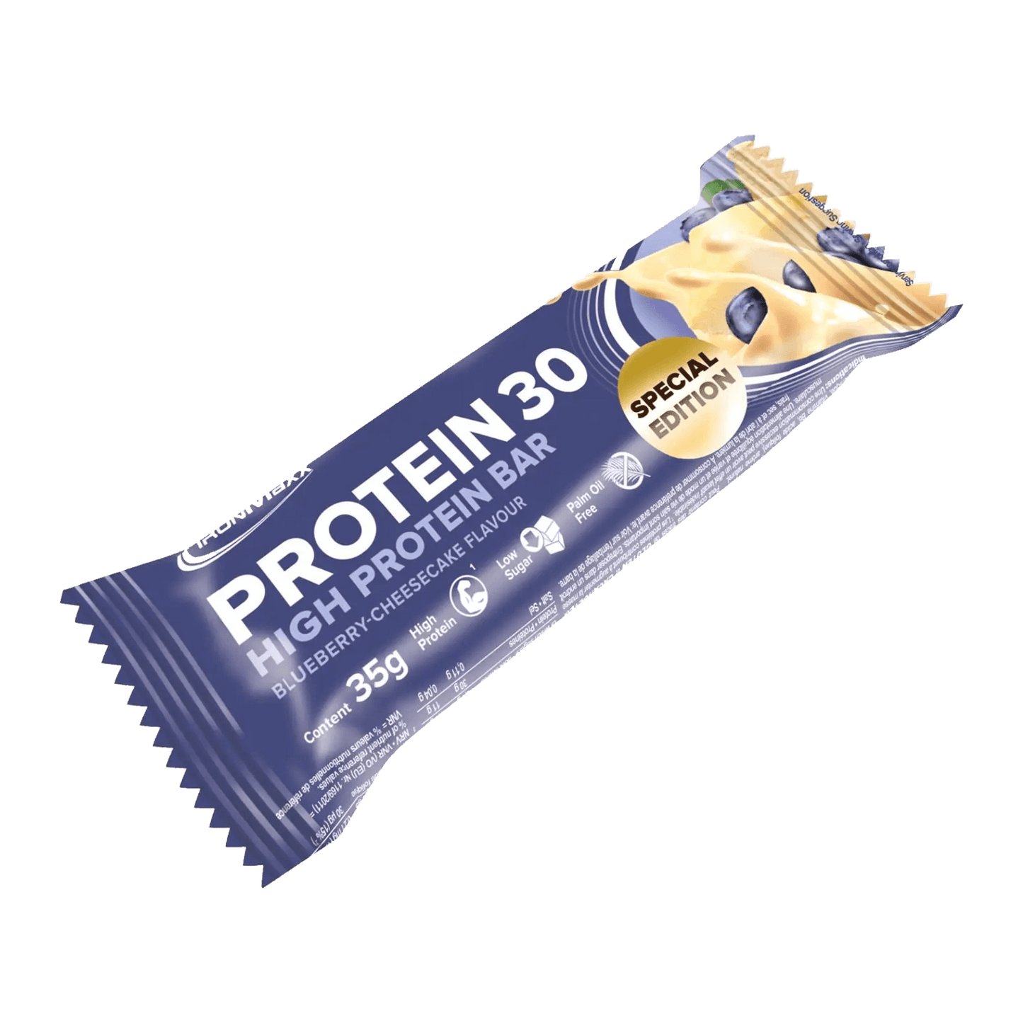 IRONMAXX PROTEIN 30 Bar | 24 x 35g | 30% Protein, Multiple Flavours, Low Sugar, Vitamin-Enriched - QIMIA NUTRITION