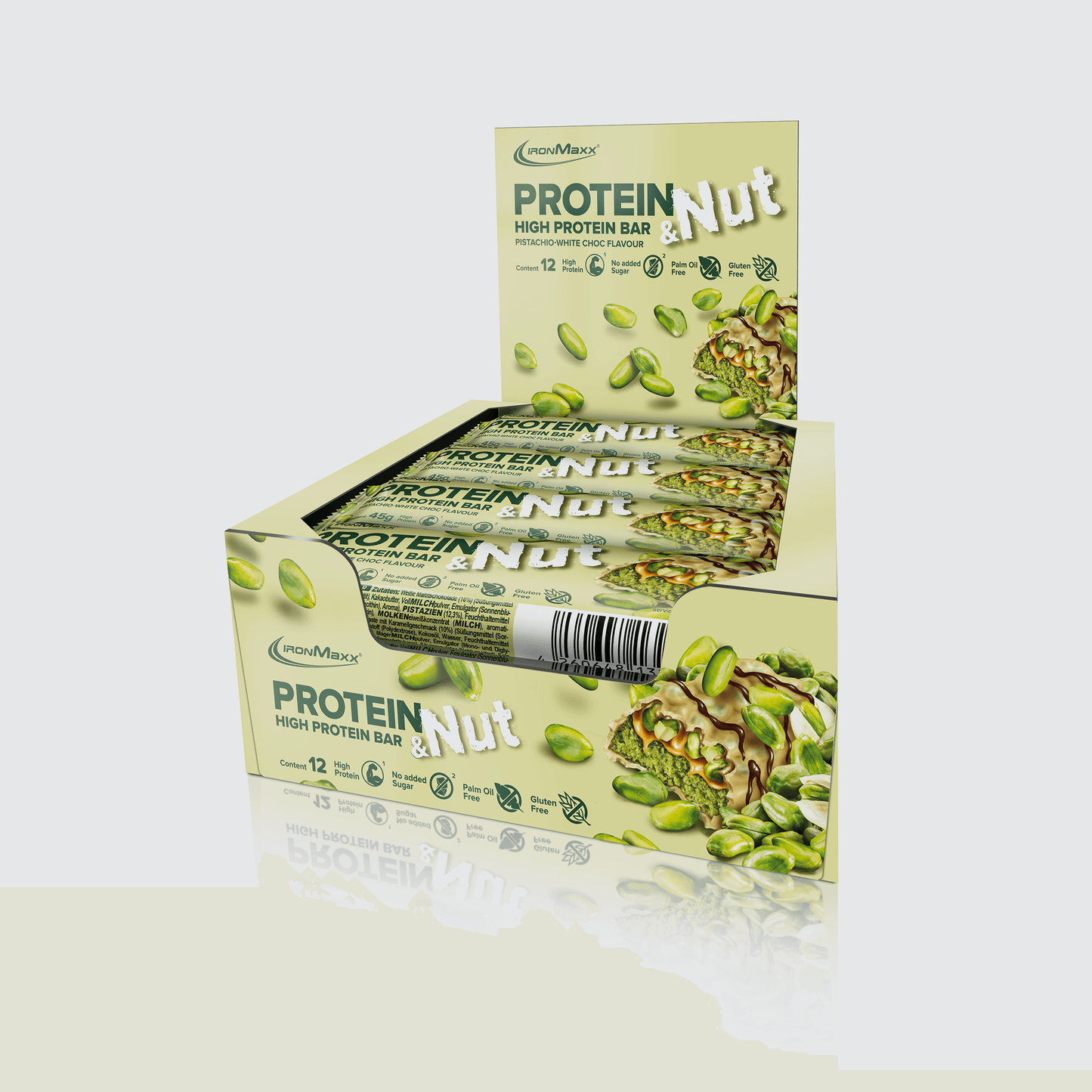 IRONMAXX PROTEIN & NUTS BAR | 24 X 40G - QIMIA NUTRITION
