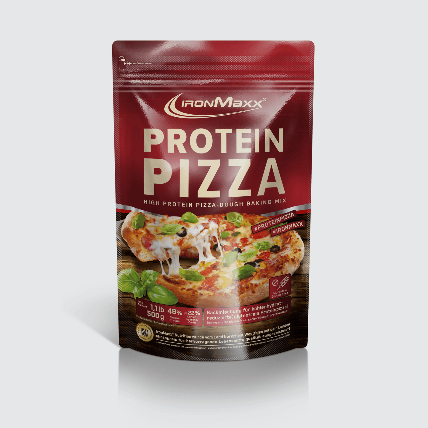 IRONMAXX Protein Pizza | 500g - QIMIA NUTRITION