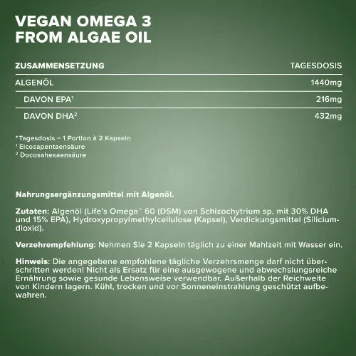 VEGAN OMEGA 3 | 60caps - Qimia Nutrition