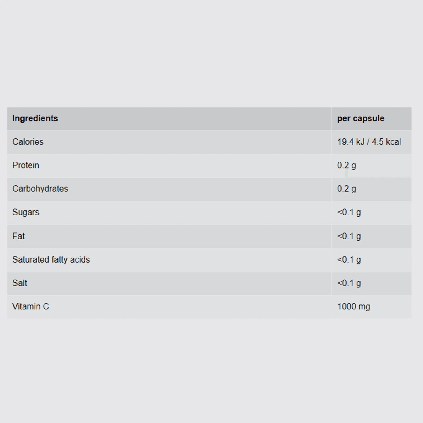 Vitamin C 1000 | 100TRICAPS - Qimia Nutrition