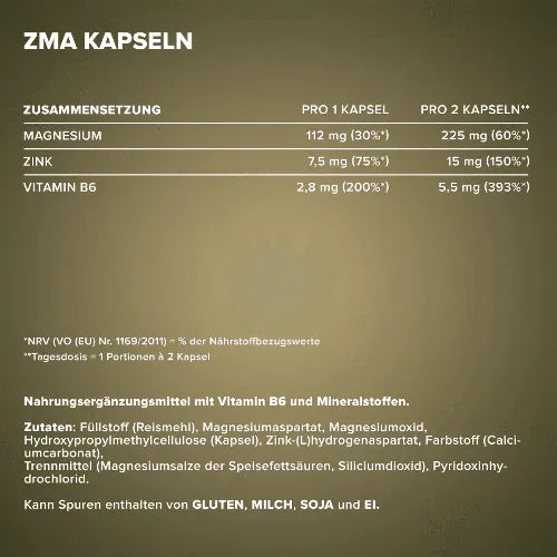 ZMA | 100caps - Qimia Nutrition