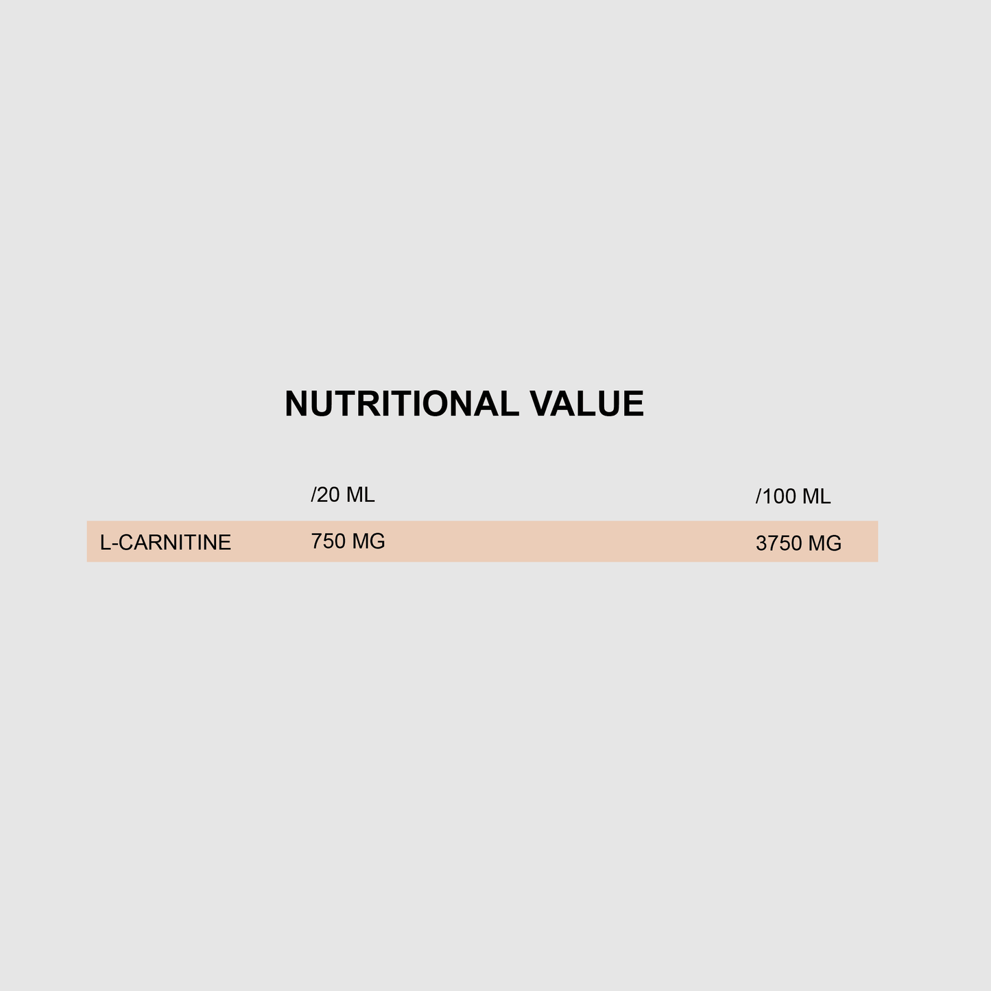 L-Carnitine 3000 mg | 12 x 80 ml - Qimia Nutrition