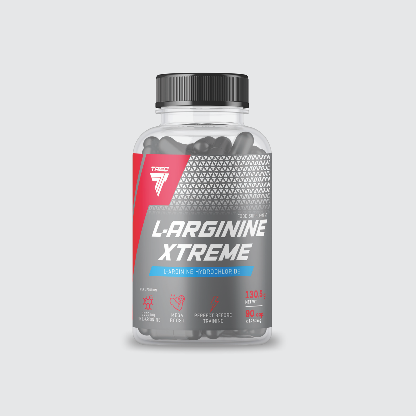 TREC NUTRITION L-Arginine Xtreme | 90 caps by TREC - Premium ENERGY BOOSTERS available at Qimia Nutrition UAE
