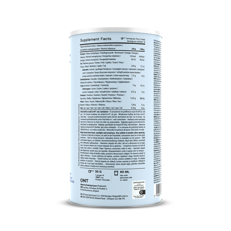 QNT Protein Pancake | 500 g by QNT - Premium HEALTHY FOODS available at Qimia Nutrition UAE