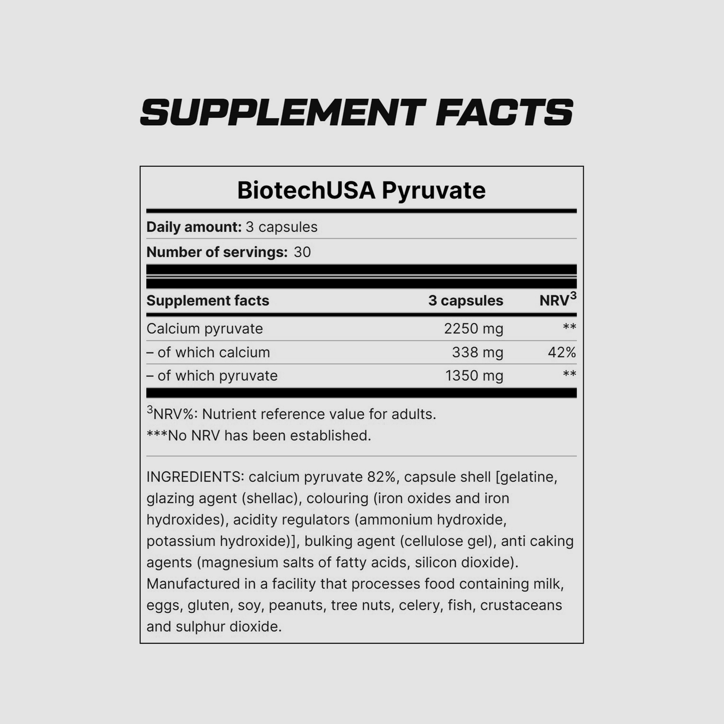 Pyruvate | 90 capsules
