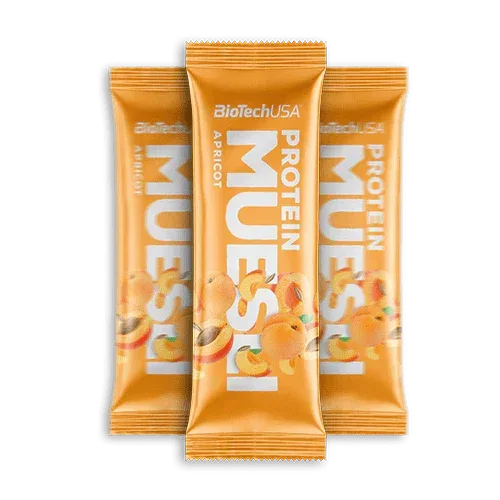 PROTEIN MUESLI 30g, pack of 28 | increased protein content, vitamins, minerals and sweetener - Qimia Nutrition