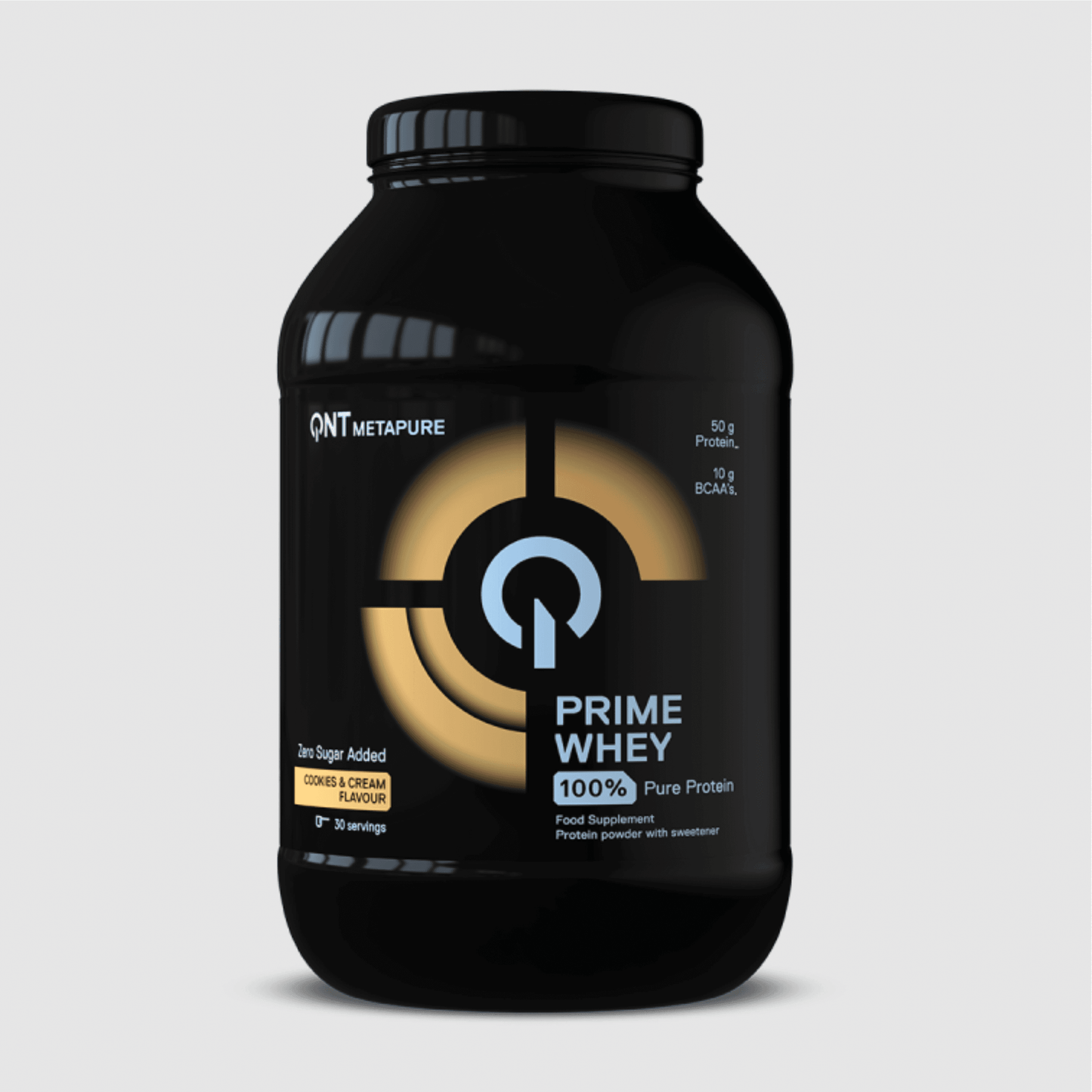 QNT PRIME WHEY PROTEIN Powder | 2000g | Multiple Flavors, 84% Protein, Low Sugar, High BCAA - QIMIA NUTRITION