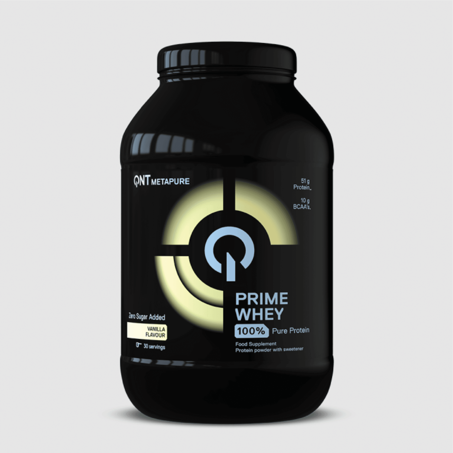 QNT PRIME WHEY PROTEIN Powder | 2000g | Multiple Flavors, 84% Protein, Low Sugar, High BCAA - QIMIA NUTRITION