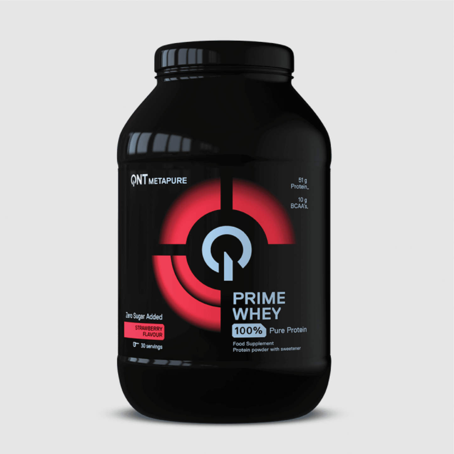 QNT PRIME WHEY PROTEIN Powder | 2000g | Multiple Flavors, 84% Protein, Low Sugar, High BCAA - QIMIA NUTRITION