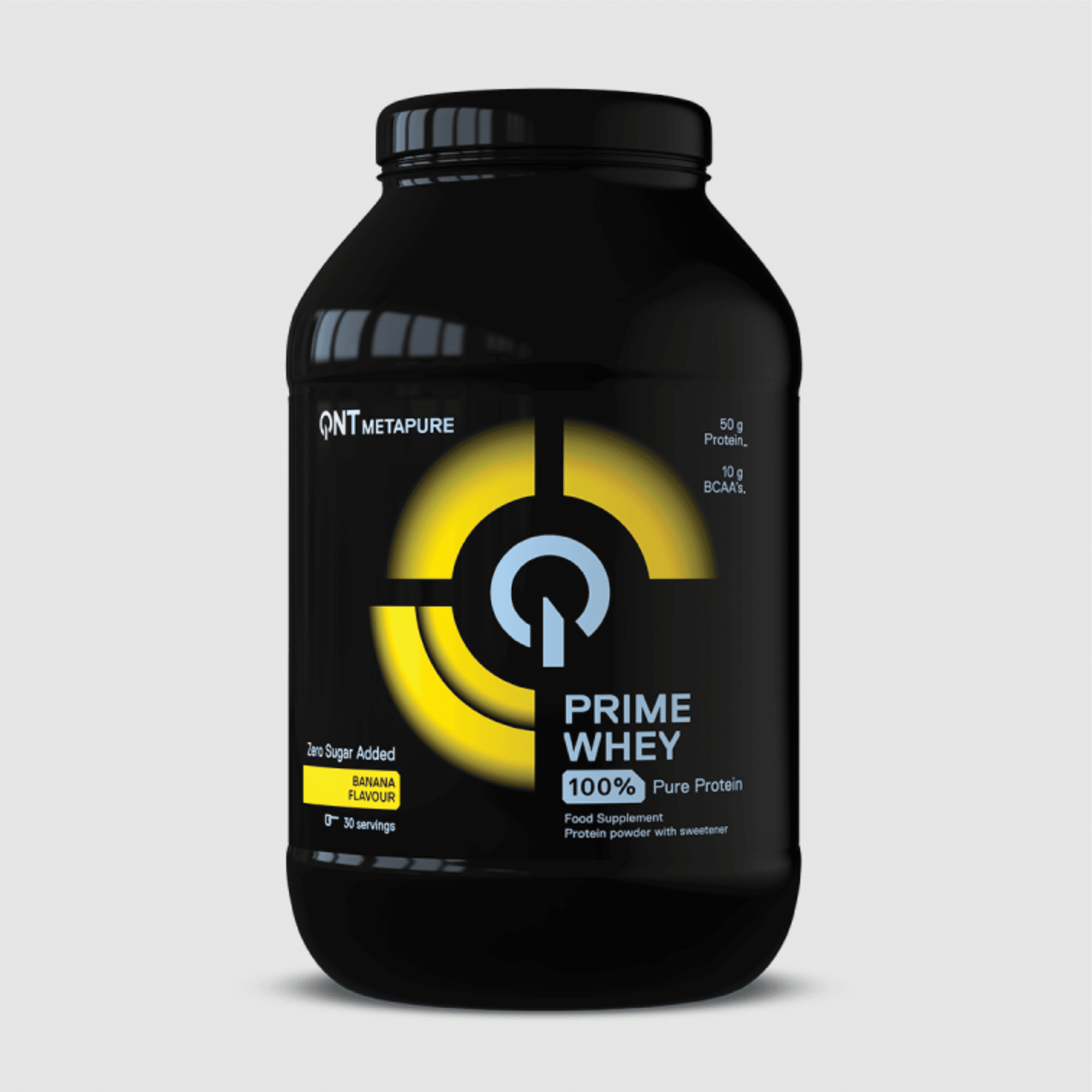 QNT PRIME WHEY PROTEIN Powder | 2000g | Multiple Flavors, 84% Protein, Low Sugar, High BCAA - QIMIA NUTRITION