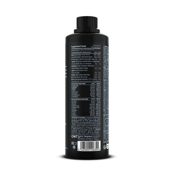 QNT AMINO LIQUID 4000 MG | 500ML | Red Fruit | 19 Amino Acids & BCAA for Recovery - QIMIA NUTRITION