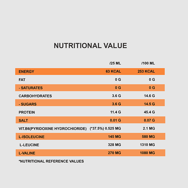 QNT AMINO LIQUID 4000 MG | 500ML | Red Fruit | 19 Amino Acids & BCAA for Recovery - QIMIA NUTRITION