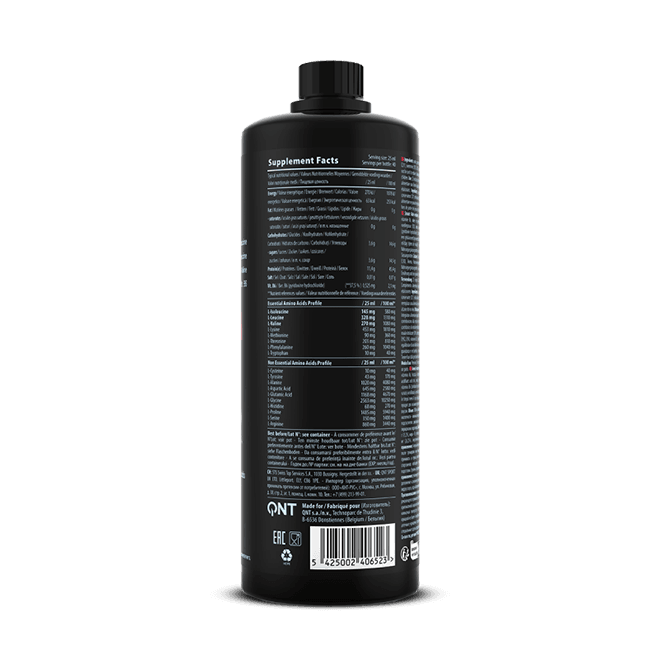 QNT AMINO LIQUID 4000 MG | 1000ML | Red Fruit | 19 Amino Acids & BCAA for Recovery - QIMIA NUTRITION