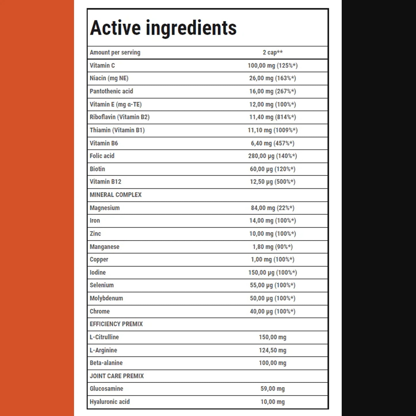 RUNNER'S MULTIVITAMIN | 90 CAPSULES - Qimia Nutrition