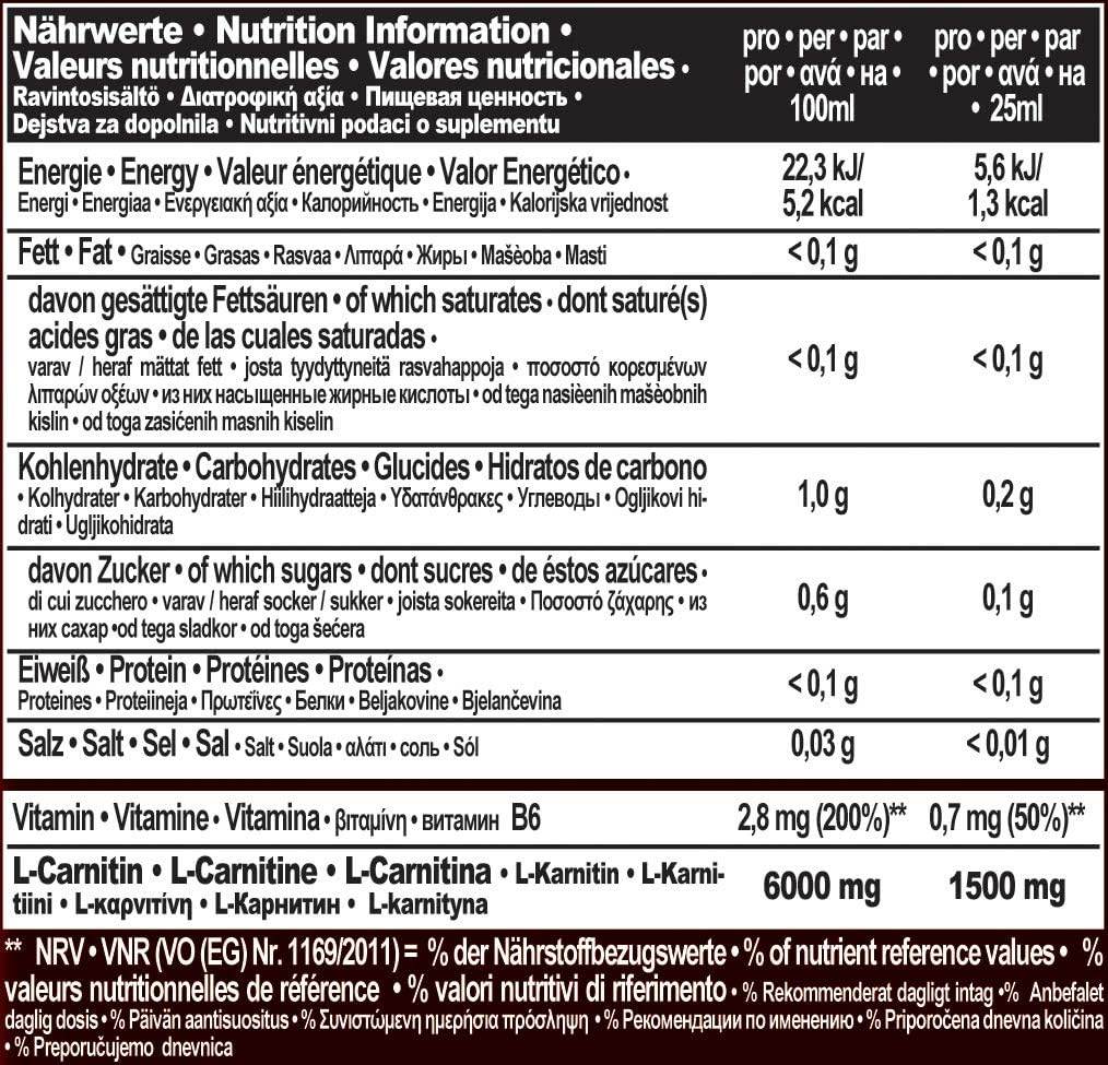 IRONMAXX CARNITINE PRO LIQUID - QIMIA NUTRITION
