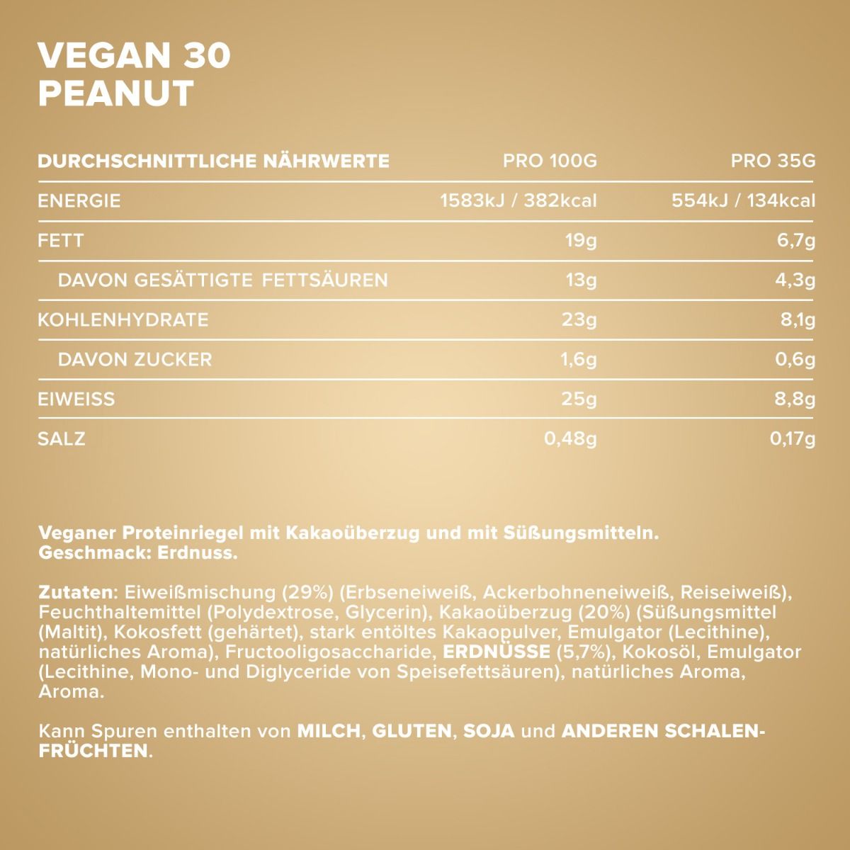 IRONMAXX Vegan 30 - High Protein Bar | 24X35g by IRONMAXX - Premium VEGANS available at Qimia Nutrition UAE